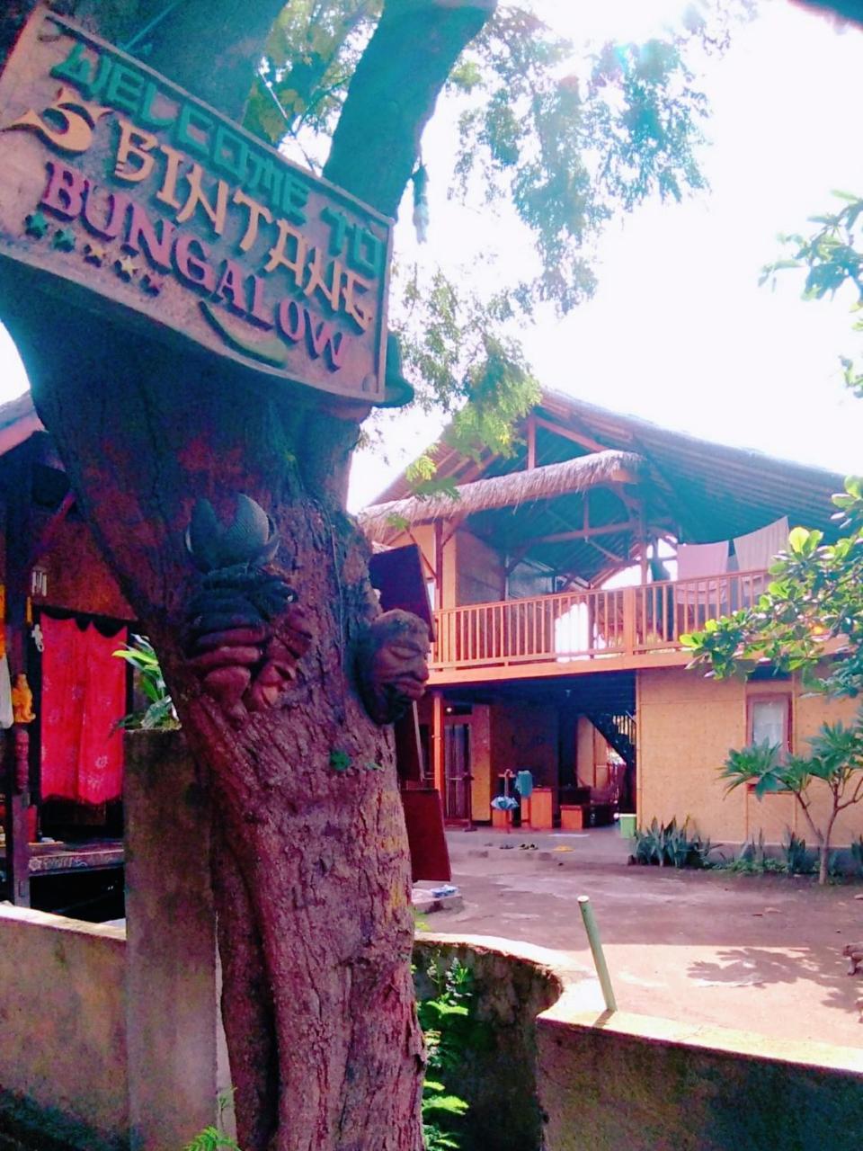 Lima Bintang Otel Gili Trawangan Dış mekan fotoğraf